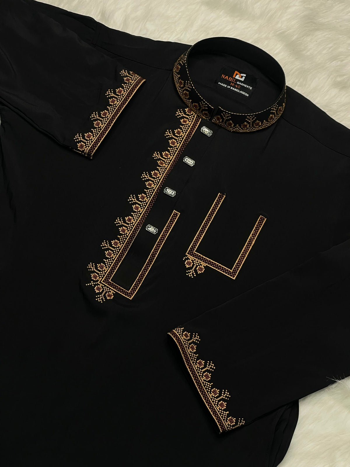 প্রিমিয়াম মাইক্রো স্টিচ এমব্রয়ডারি পাঞ্জাবি [CODE: N80]