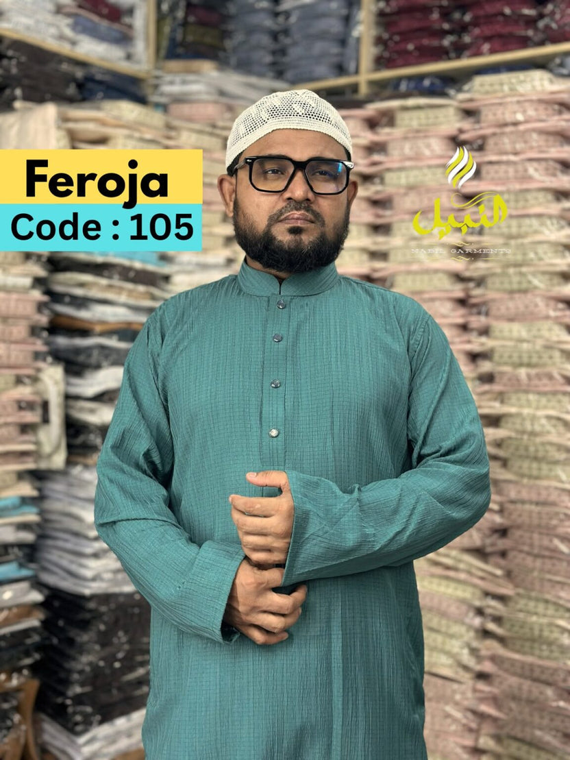 Combo Offer (Black + Feroja) - ২ পিস পাঞ্জাবি মাত্র ১১০০ টাকা সাথে ডেলিভারি চার্জ ফ্রি (101+105)